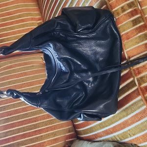 Black Leather Purse